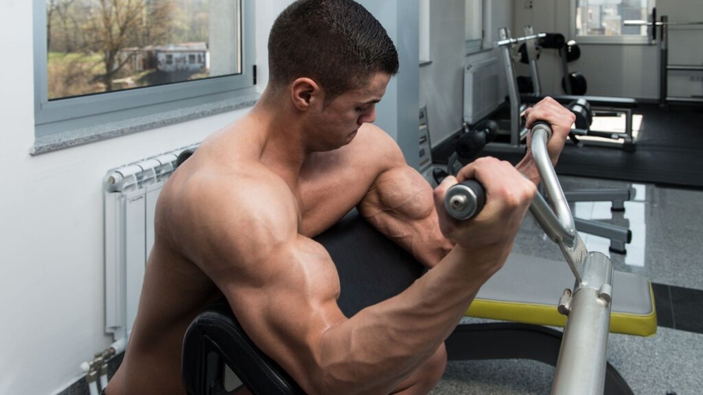 Bicep Curl Machine